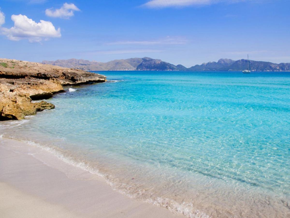Villa Camila Para 7 Junto A Playa De Sant Pere Алькудия Экстерьер фото